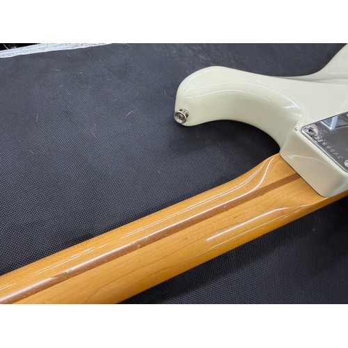 365 - Mark Griffiths - 1983 Squier by Fender JV Stratocaster electric guitar, made in Japan; Body: Olympic... 