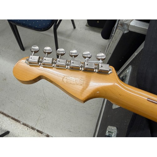 365 - Mark Griffiths - 1983 Squier by Fender JV Stratocaster electric guitar, made in Japan; Body: Olympic... 