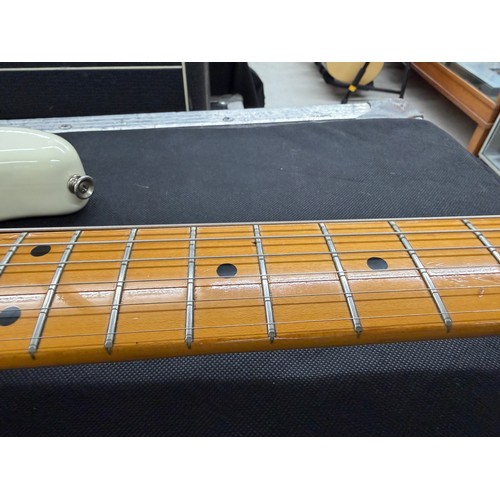 365 - Mark Griffiths - 1983 Squier by Fender JV Stratocaster electric guitar, made in Japan; Body: Olympic... 