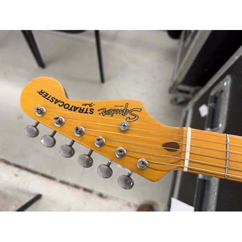 365 - Mark Griffiths - 1983 Squier by Fender JV Stratocaster electric guitar, made in Japan; Body: Olympic... 