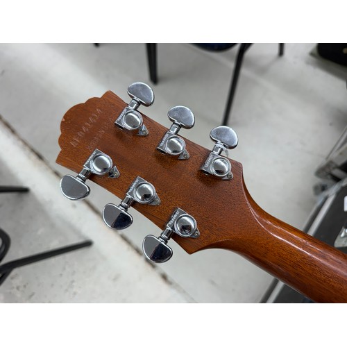 368 - Mark Griffiths - 1996 Guild F4CE electro-acoustic guitar, made in USA; Back and sides: mahogany, lig... 