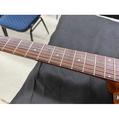 368 - Mark Griffiths - 1996 Guild F4CE electro-acoustic guitar, made in USA; Back and sides: mahogany, lig... 