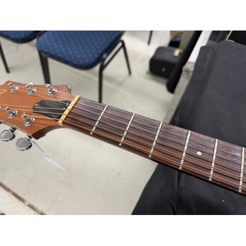 368 - Mark Griffiths - 1996 Guild F4CE electro-acoustic guitar, made in USA; Back and sides: mahogany, lig... 