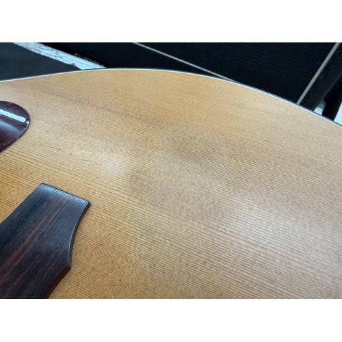 368 - Mark Griffiths - 1996 Guild F4CE electro-acoustic guitar, made in USA; Back and sides: mahogany, lig... 