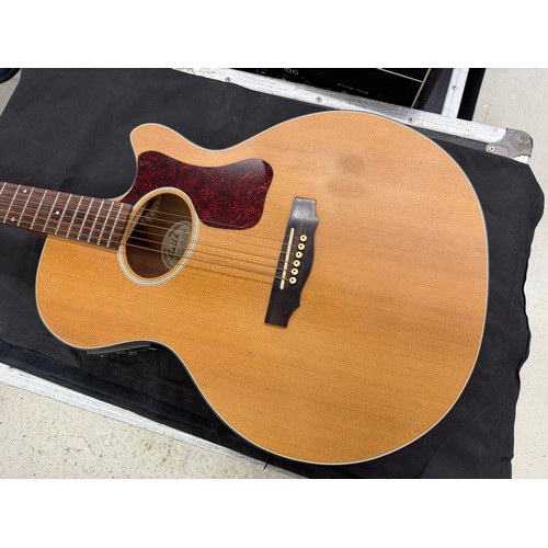 368 - Mark Griffiths - 1996 Guild F4CE electro-acoustic guitar, made in USA; Back and sides: mahogany, lig... 