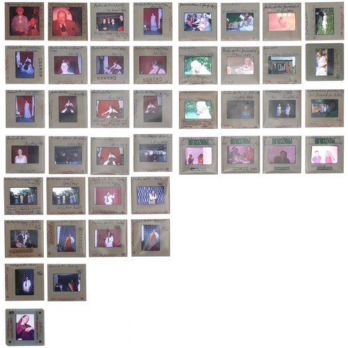 37 - Photographs - Part one of a large group of transparency slide photographs featuring Jacqueline du Pr... 