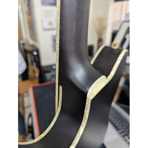 402 - 2024 Ibanez Tim Henson Signature TOD10N-TKF semi-hollow body nylon string electric guitar; Body: tra... 