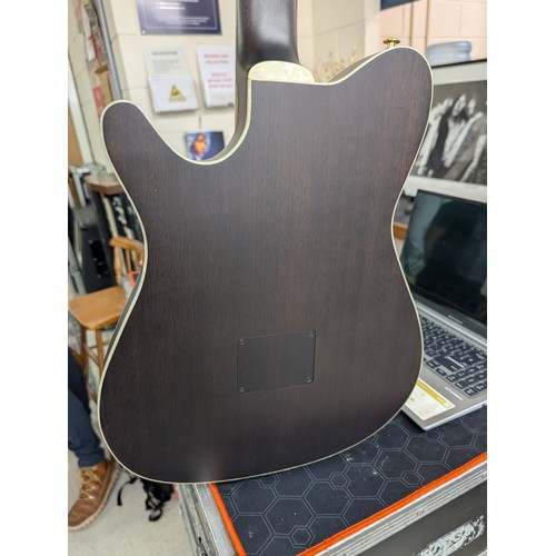 402 - 2024 Ibanez Tim Henson Signature TOD10N-TKF semi-hollow body nylon string electric guitar; Body: tra... 