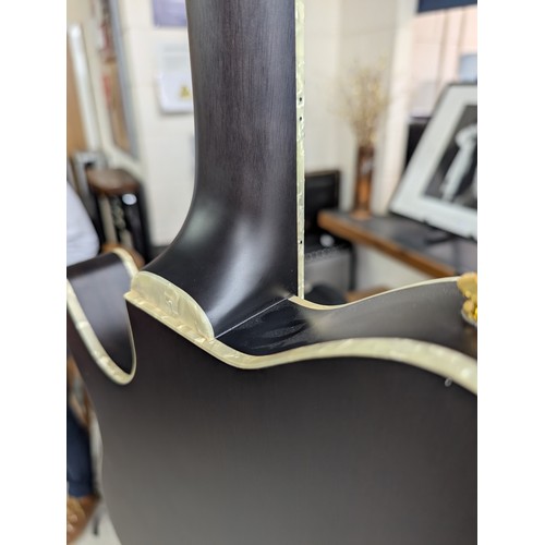 402 - 2024 Ibanez Tim Henson Signature TOD10N-TKF semi-hollow body nylon string electric guitar; Body: tra... 