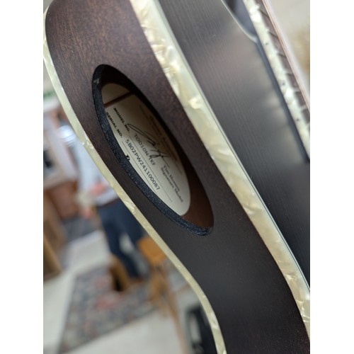 402 - 2024 Ibanez Tim Henson Signature TOD10N-TKF semi-hollow body nylon string electric guitar; Body: tra... 