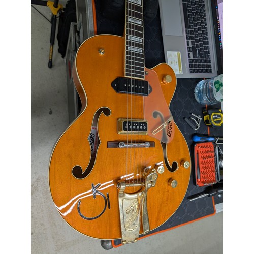 406 - 2023 Gretsch 6120EC Eddie Cochran semi-hollow body electric guitar, made in Japan; Body: stained map... 