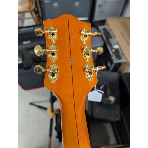 406 - 2023 Gretsch 6120EC Eddie Cochran semi-hollow body electric guitar, made in Japan; Body: stained map... 