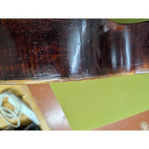 2404 - 19th century Austrian double neck harp guitar by and labelled Ludwig Reisinger, also bearing an Anto... 