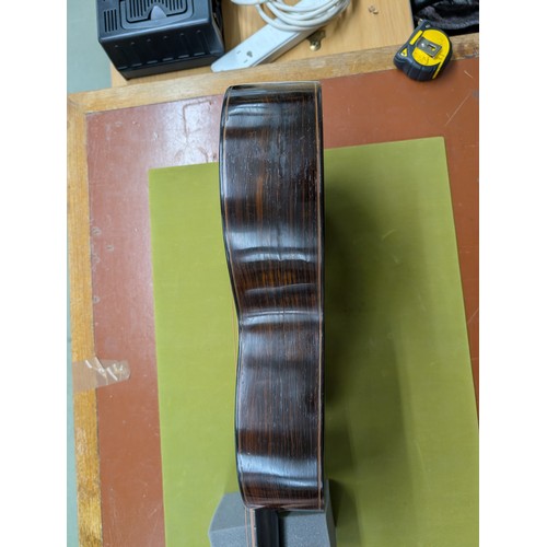 2407 -  19th century guitar branded 'Valance' to the inner back, converted in the 19th century to a heptaco... 