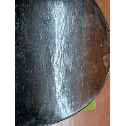 2407 -  19th century guitar branded 'Valance' to the inner back, converted in the 19th century to a heptaco... 