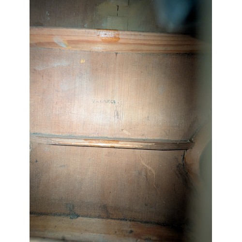 2407 -  19th century guitar branded 'Valance' to the inner back, converted in the 19th century to a heptaco... 