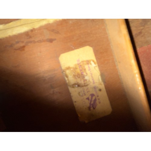2437 - Interesting 19th century small bodied guitar labelled José Linares...; Back and sides: mahogany, lar... 