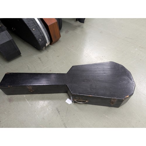 2409 - 19th century French double table guitar by and branded Maccard to the back of the inner table; Back ... 