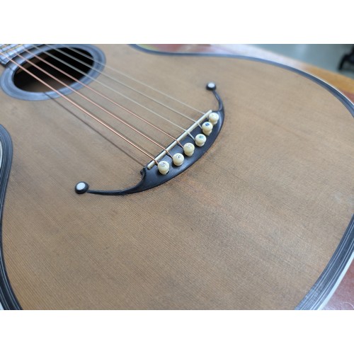 2409 - 19th century French double table guitar by and branded Maccard to the back of the inner table; Back ... 