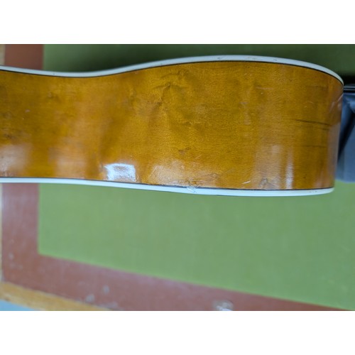 2409 - 19th century French double table guitar by and branded Maccard to the back of the inner table; Back ... 