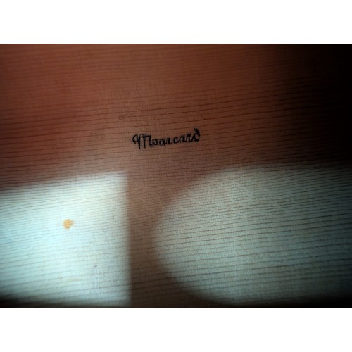 2409 - 19th century French double table guitar by and branded Maccard to the back of the inner table; Back ... 