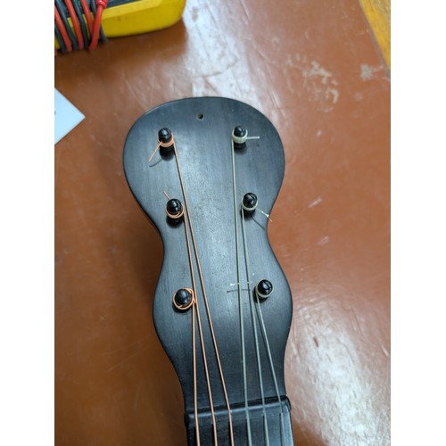 2409 - 19th century French double table guitar by and branded Maccard to the back of the inner table; Back ... 