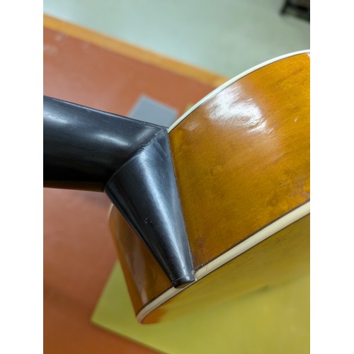2409 - 19th century French double table guitar by and branded Maccard to the back of the inner table; Back ... 