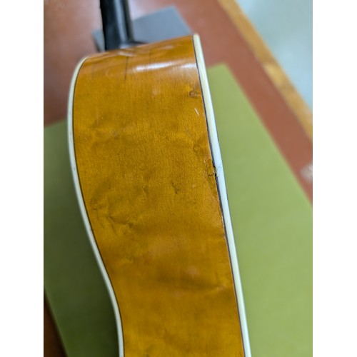 2409 - 19th century French double table guitar by and branded Maccard to the back of the inner table; Back ... 