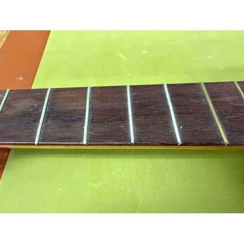 2423 - Antique Valencian guitar in need of restoration, labelled Francisco Pau Y Lisart Valencia... 