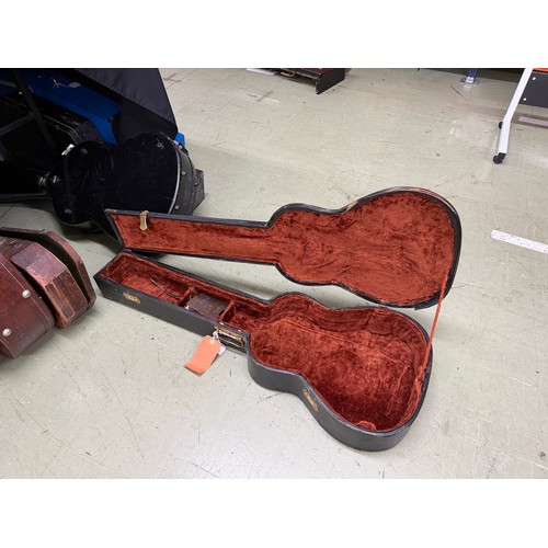 2413 - Early 19th century Mirecourt guitar, labelled N. Rigondeau, 1822; Back and sides: maple, refinished;... 