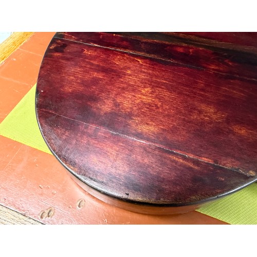 2410 - Interesting 19th century German seven string Wappen style guitar; Back and sides: dark stained maple... 