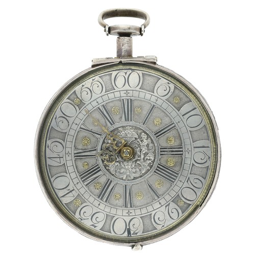 Rare 17th century German verge clock-watch, the deep plate fusee ...