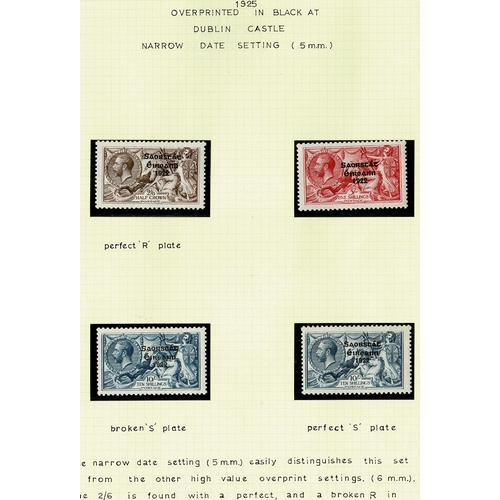 111 - 1922-71 comprehensive collection in two albums, from Sinn Fein and unissued IRA 1d, 2d, overprint pr... 