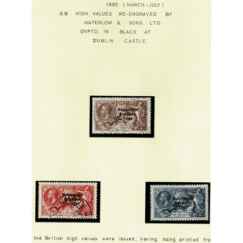 111 - 1922-71 comprehensive collection in two albums, from Sinn Fein and unissued IRA 1d, 2d, overprint pr... 