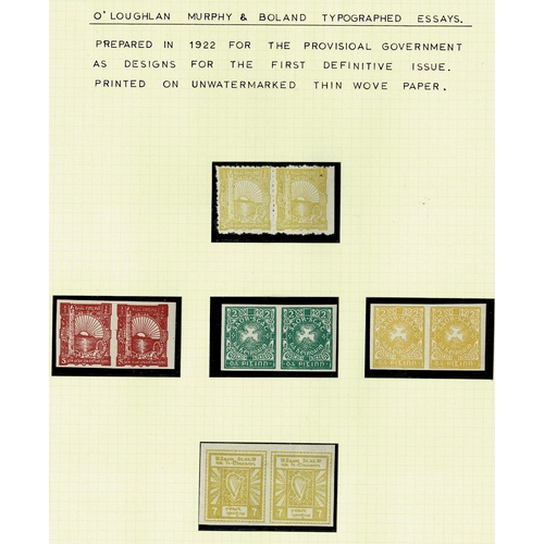 111 - 1922-71 comprehensive collection in two albums, from Sinn Fein and unissued IRA 1d, 2d, overprint pr... 