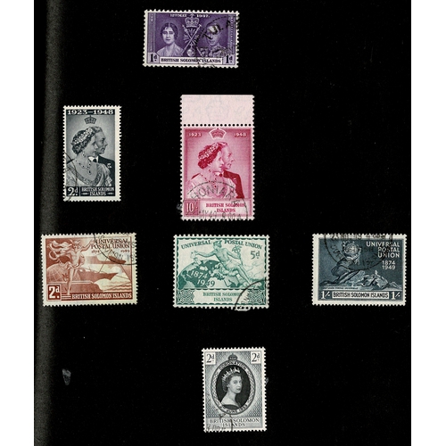 1 - British Commonwealth collection in two springback albums, in packets and loose, in a carton, to abou... 