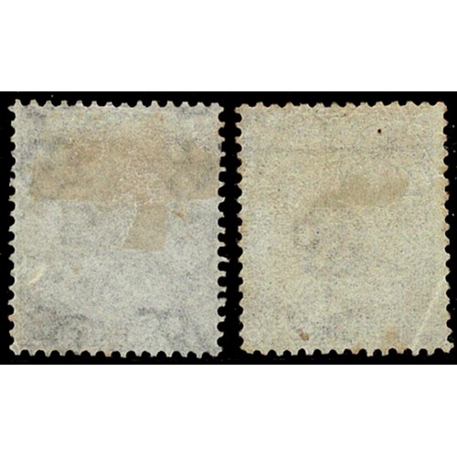 38 - 1862-64 Emblems 6d lilac pl. 3 mint with hinge remains, small surface scuff, also 1867 Spray 6d lila... 