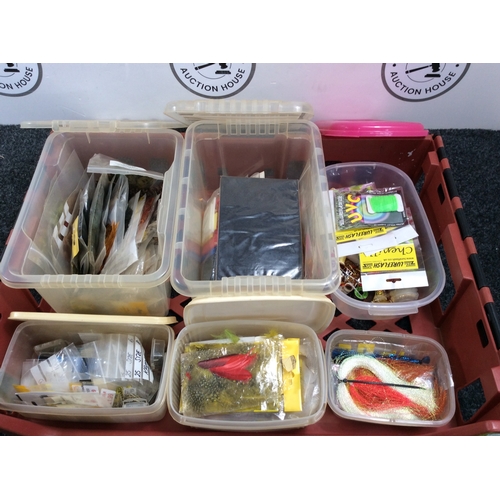 Large bundle of asstd fishing supplies