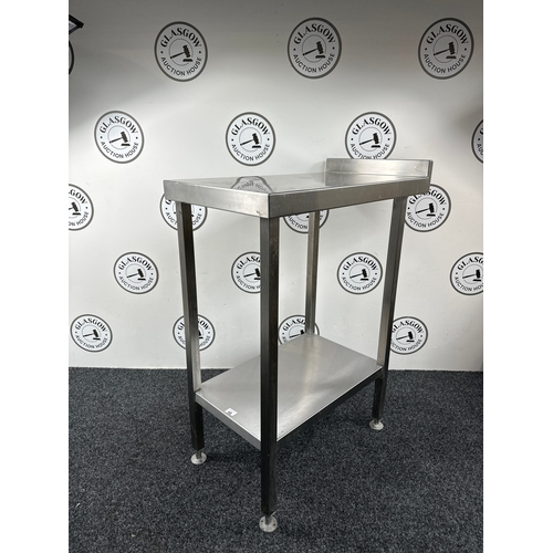 Small stainless Steel catering table-used