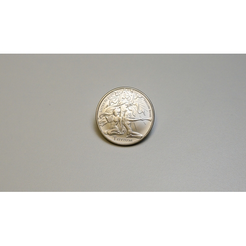 2 - 2015 Silver Shield Bullion Trivium Girls Round .999 Pure Silver Coin Weighing 1 Troy Ounce - Sealed
