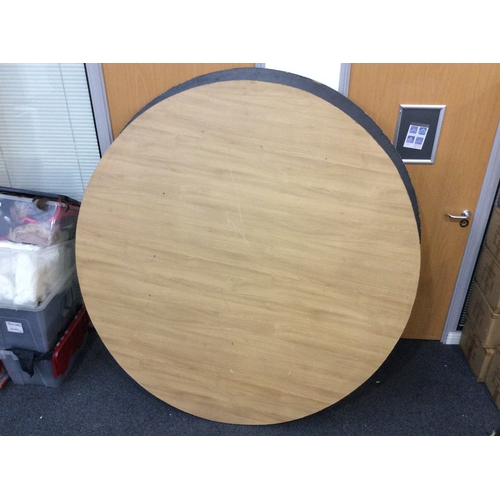 132 - 3 Large 6ft Round Table - Used