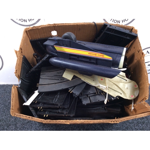 175 - Box of toy racing set