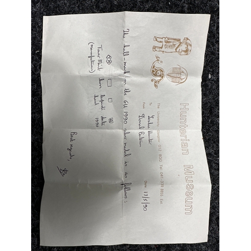 102 - Pair of commemorative medals for university of Glasgow and the Waverley paddle steamer