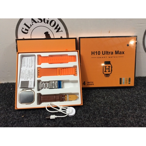 103 - H10 Ultra Max Smart Watch Kit - New