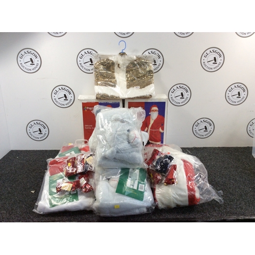 183 - Box Of Kids Costumes & Santa Suits - New