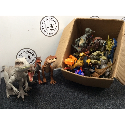 237 - Box of dinosaurs.