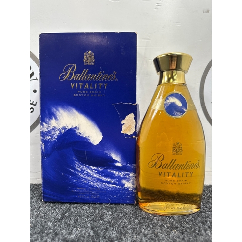 63 - Ballentine's Vitality Pure Grain Scotch Whisky 50cl - New
