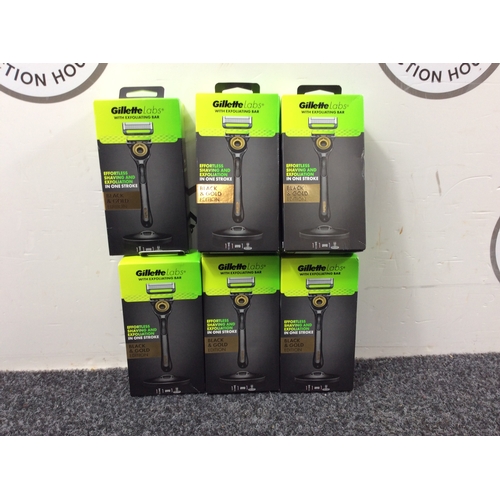 92 - 6x Gillette labs razors-new