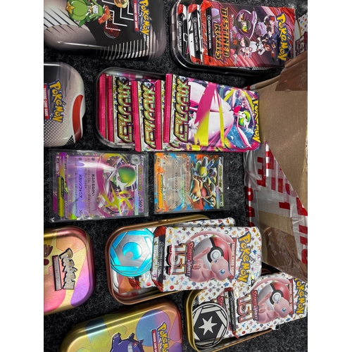 96 - Large Bundle Pokemon Booster Packs inc , S&S Fusion Strike, S&V Prismatic Evolutions, Mega