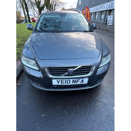 46 - YE10NFA Volvo V50 Estate 1.6 Eco Diesel 137000 Miles MOT 07/02/26 2 Keys Service History